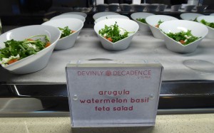 Aurgula Watermelon Basil Feta Salad