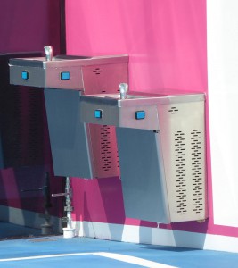 Wasserspender am Sportsdeck