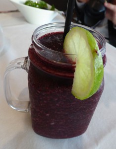 much better frozen blueberry margarita