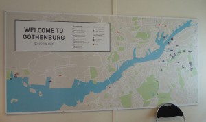 auf dem Stadtplan ist der Anleger gaaanz links