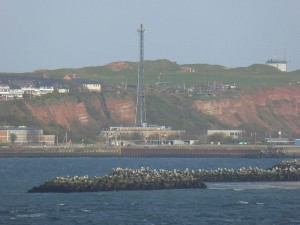 Blick auf Helgoland