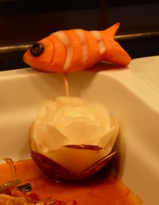 tierische Deko am Buffet