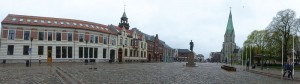 Panorama an dem Platz der Radhusgata