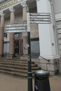 Gute Beschilderung für Touristen