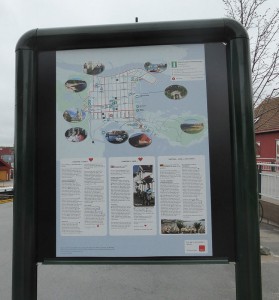 Stadtplan mit Rundgang