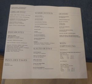 Mittagessen Yacht Club