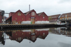 Fischhändler am Hafen