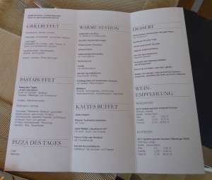 Mittagessen im Yacht Club