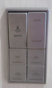 Masterschalter, Lichtszenarien und Service