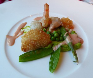 Salat von der Garnele