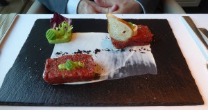 frisch angemachtes Beef Tatar