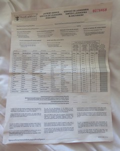 Wäschereiliste