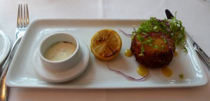 Dungeness Crab and Shrimp Cake