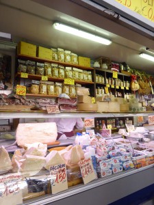 Käse- und Pastastand