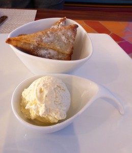 Banana and Chocolate Chimichanga
