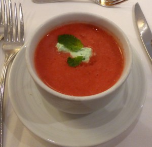 Chilled Strawberry Bisque