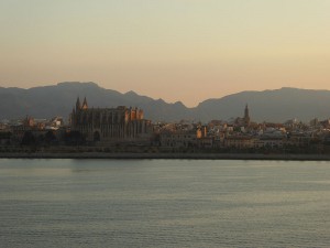 Sonnenaufgang über Palma de Mallorca