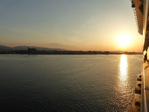 Sonnenaufgang über Palma de Mallorca