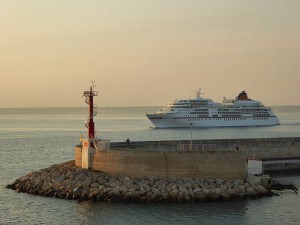 Ankunft der Europa in Palma de Mallorca