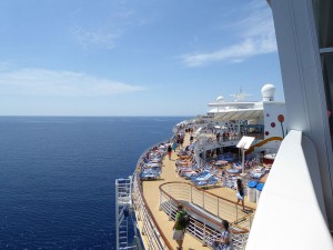 Blick vom Balkon der Royal Suite 1701
