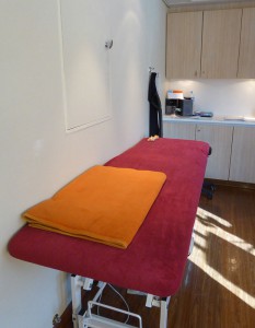 Friseursalon - Massageliege