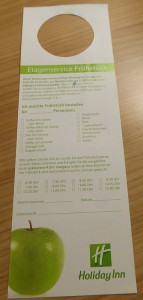 Room Service Frühstück