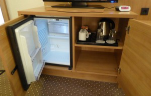 Kühlschrank und Wasserkocher