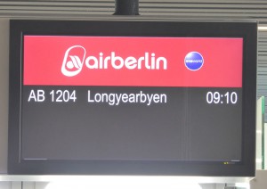Sonderflug AB1204 Düsseldorf - Longyearbyen