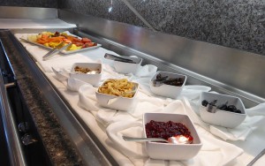 Käse- und Obstbuffet