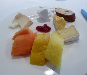 ein "kleiner" Käse- und Obstteller