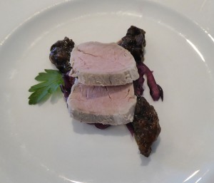 poschiertes Schweinefilet