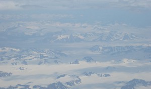 Anflug auf Longyearbyen