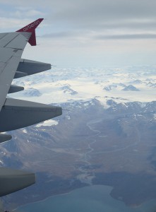 Anflug auf Longyearbyen