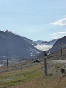 Blick zum Gletscher