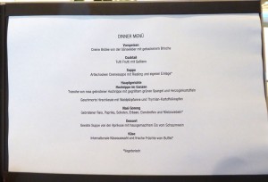 Speisekarte Tag 10