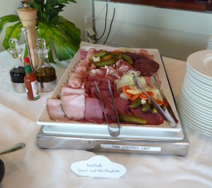 Wurst und Schinken