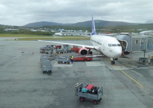 SK4419 am Flughafen Tromsø
