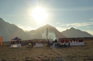 Abendstimmung beim Abendessen