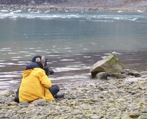 Bordfotograf Page Chichester im Einsatz