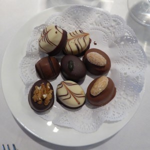 Pralinen zum Kaffee