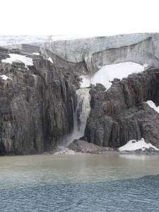 Gletscher beim Alkefjellet