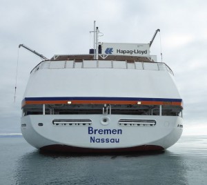 MS Bremen vor Kap Lee