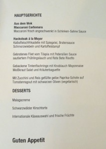 Mittagessen Tag 7
