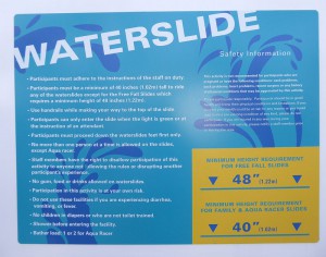 Wasserrutschen