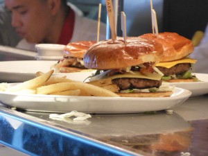 verschiedene Burger