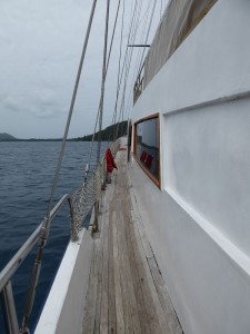 seitliche Promenade