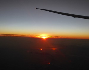 Sonnenaufgang am Äquator