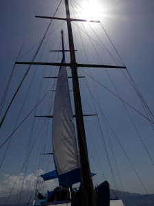 Segeln nach Praslin
