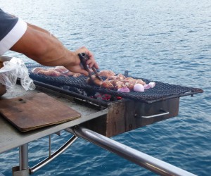 BBQ am Boot