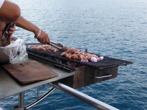 BBQ am Boot